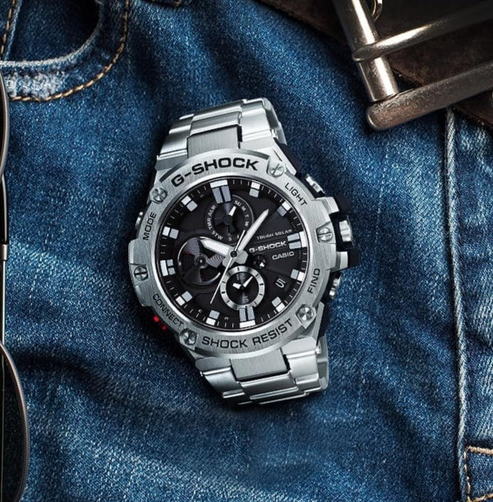 RELOJ G-SHOCK STEEL VORTEX PLATEADO G-S-61