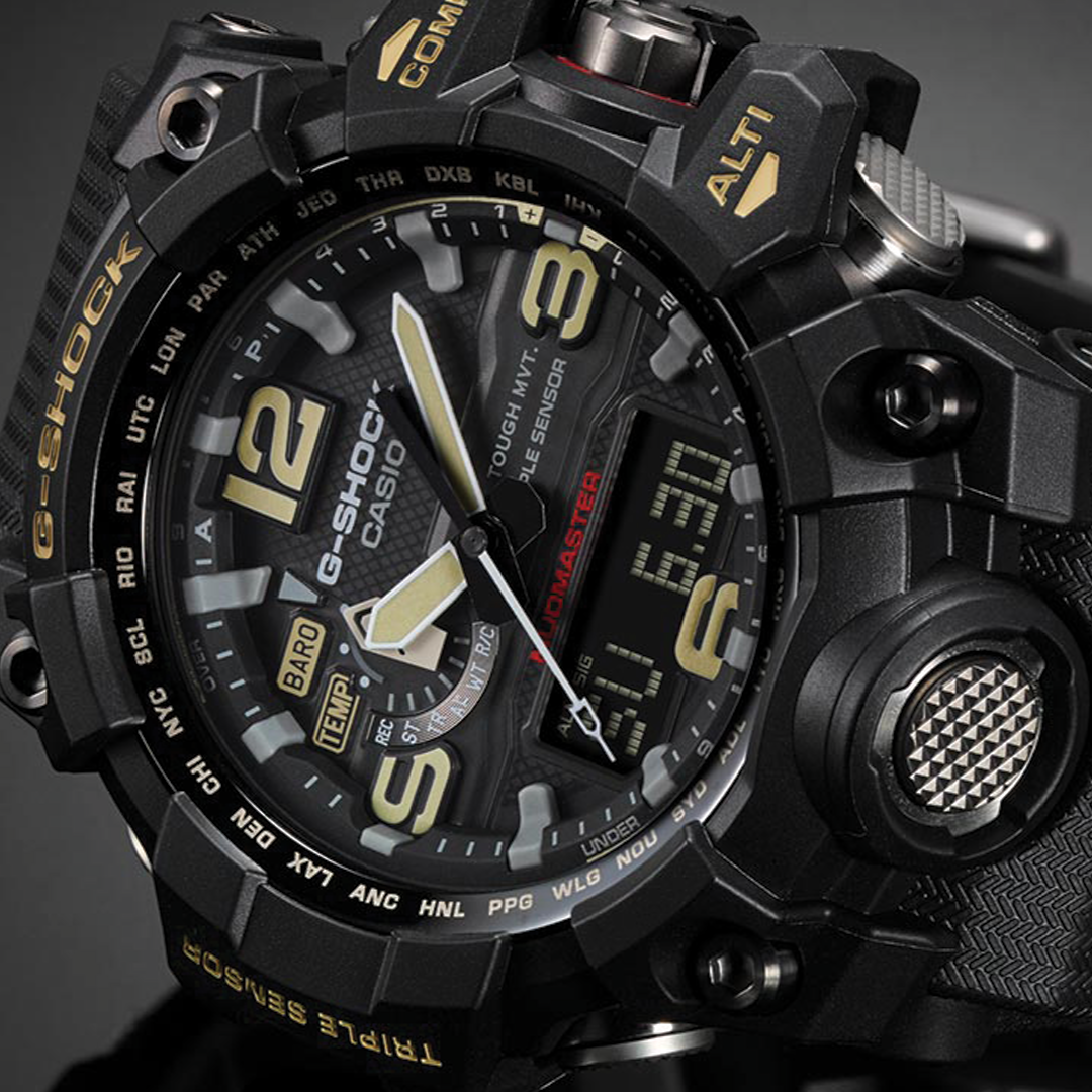 RELOJ G-SHOCK MUDMASTER PRO BLACK GOLD G-S-64