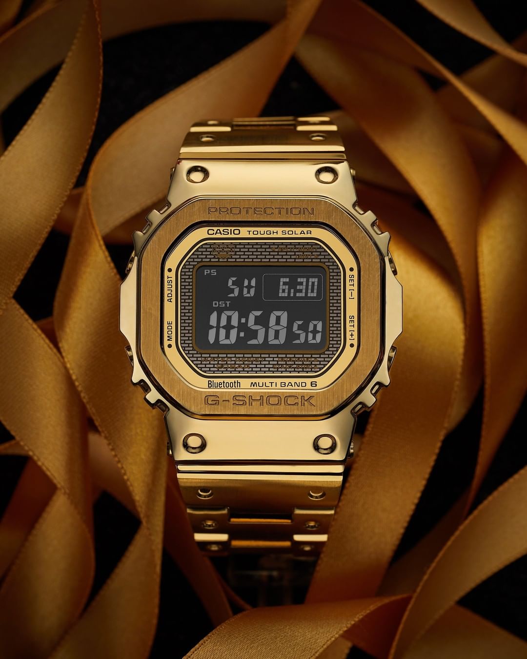 RELOJ G-SHOCK STEEL SOLAR GOLD G-S-86