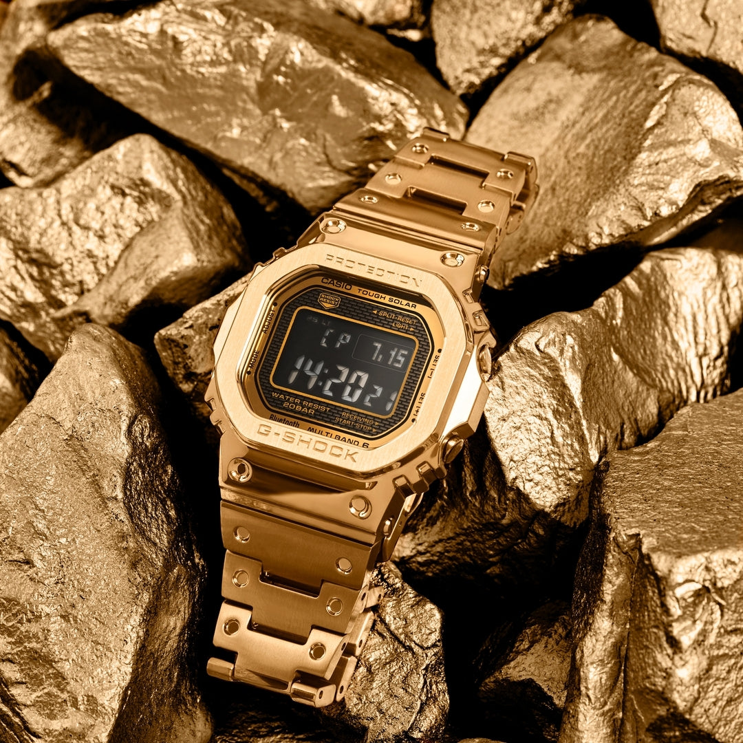 RELOJ G-SHOCK STEEL SOLAR GOLD G-S-86