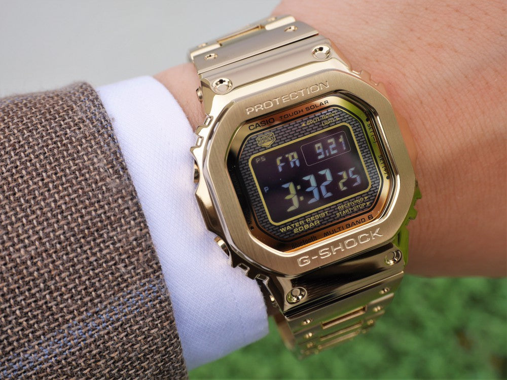 RELOJ G-SHOCK STEEL SOLAR GOLD G-S-86