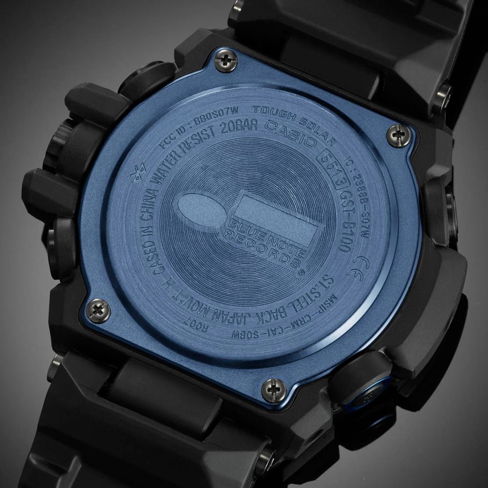 RELOJ G-SHOCK STEEL VORTEX NEGRO AZUL G-S-59