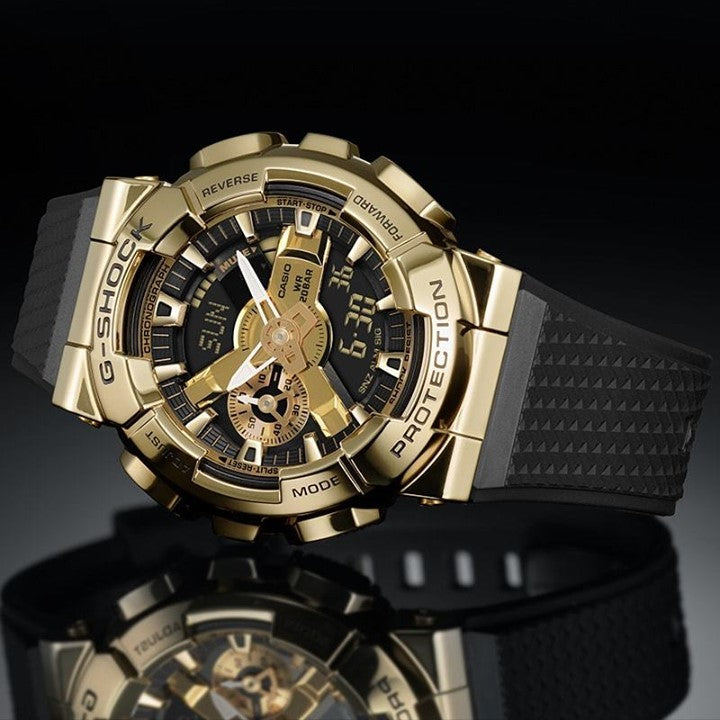 RELOJ G-SHOCK ACERO DORADO CON RESINA G-S-14