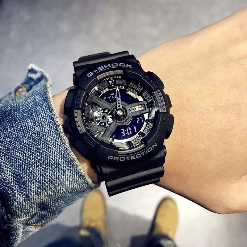 RELOJ G-SHOCK NEGRO CLÁSICO G-S-11