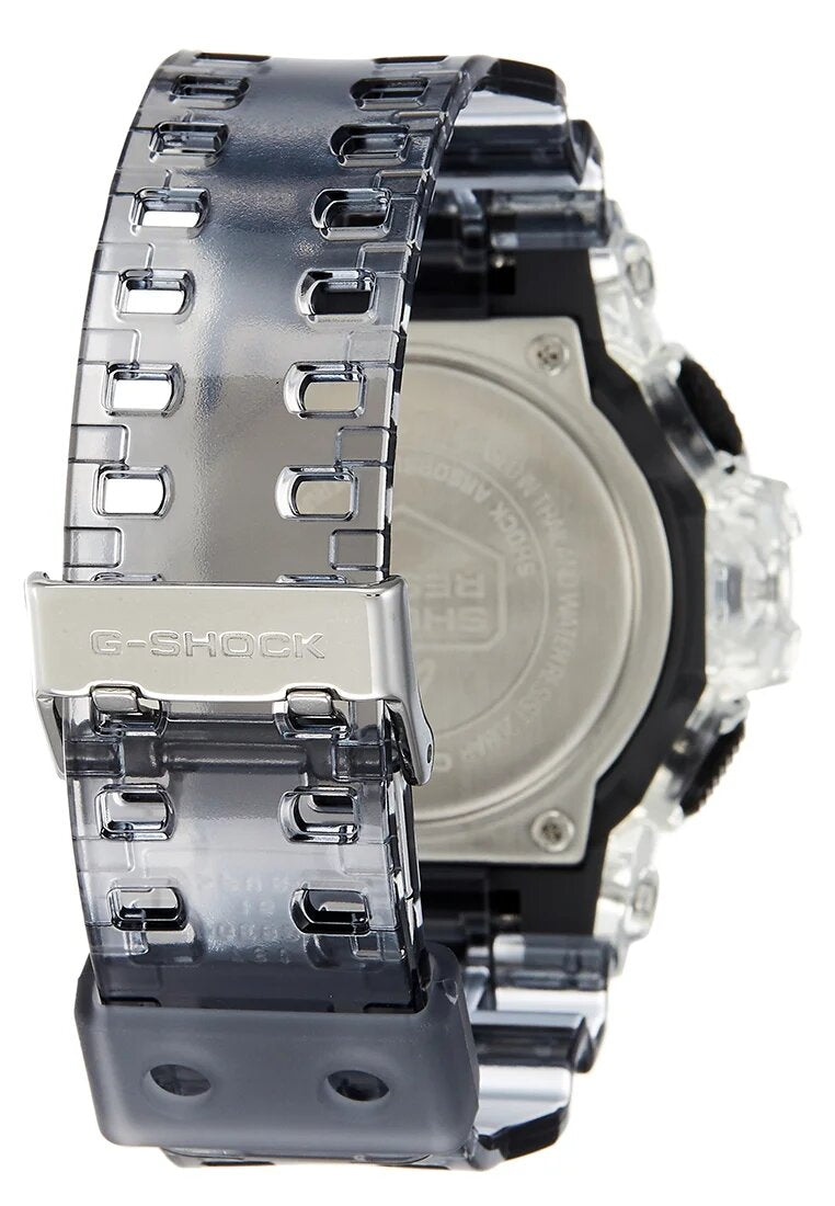 RELOJ G-SHOCK TRANSPARENTE CON NEGRO G-S-30