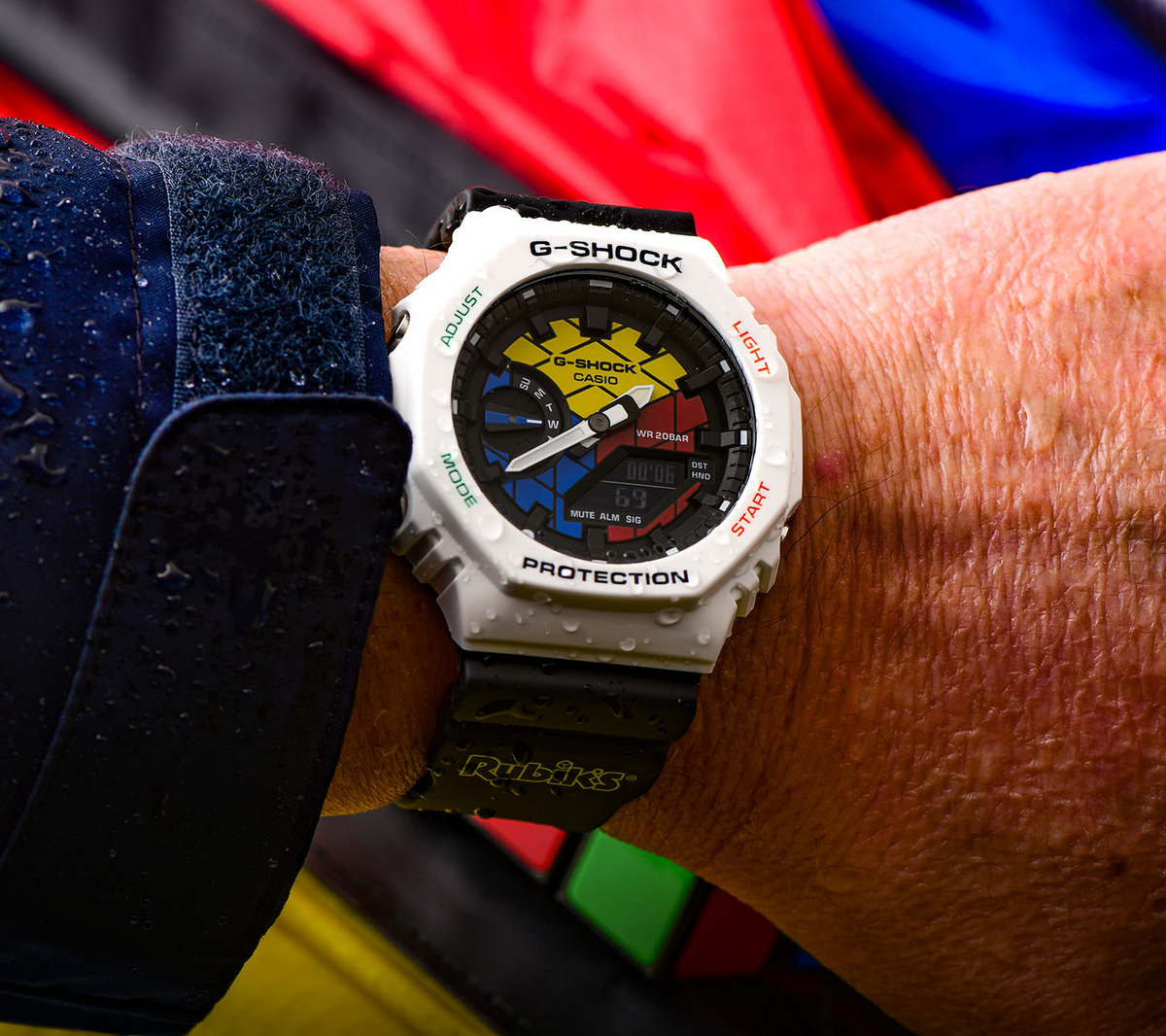 RELOJ G-SHOCK RUBIK BLANCO G-S-140