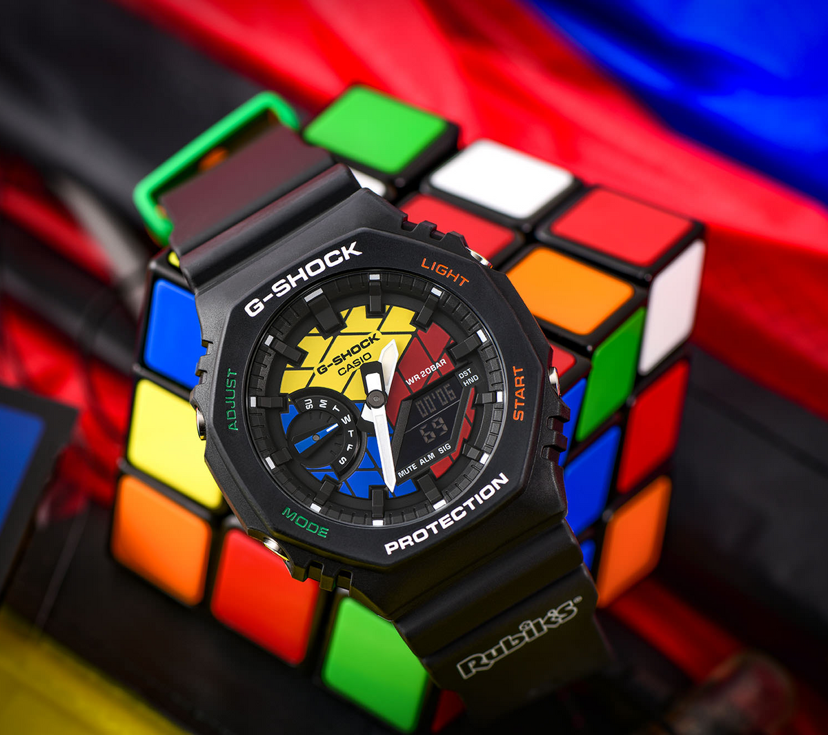 RELOJ G-SHOCK RUBIK NEGRO G-S-141