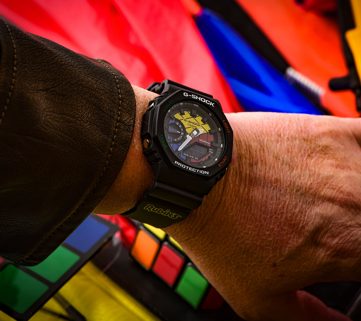 RELOJ G-SHOCK RUBIK NEGRO G-S-141