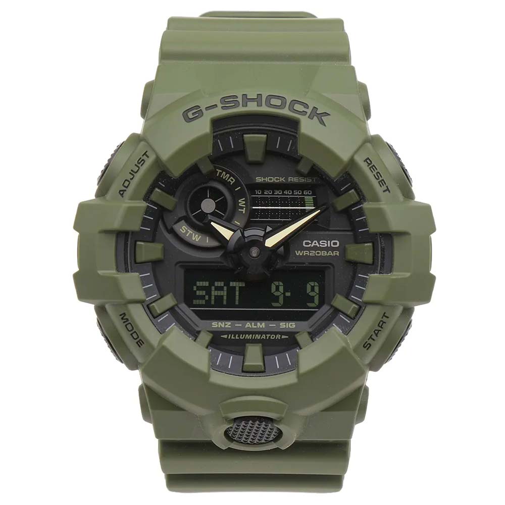 RELOJ G-SHOCK VERDE GA-100CF-1A9 G-SK-109