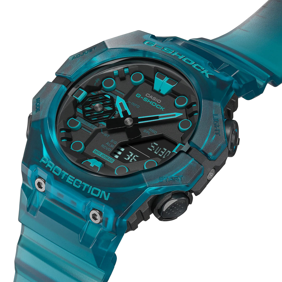 RELOJ G-SHOCK VERDE TRANSLÚCIDO GA-B001G-2A G-SK-110