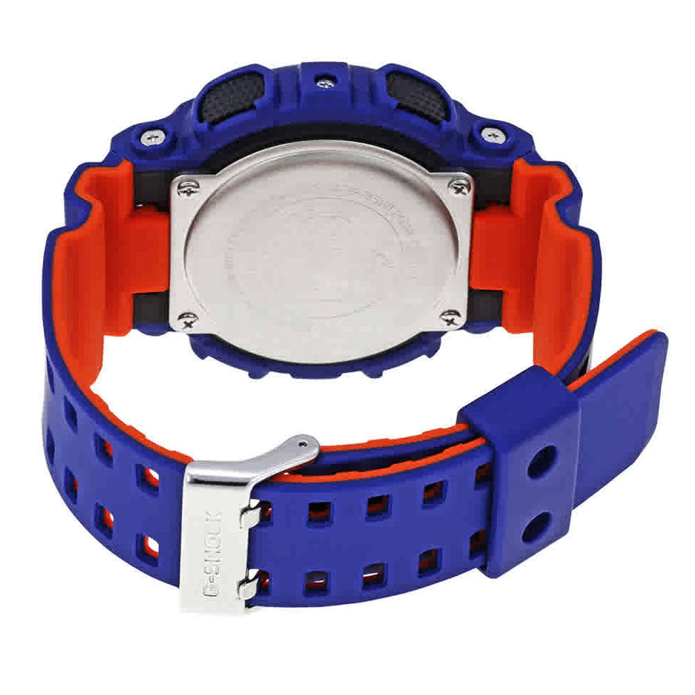 RELOJ G-SHOCK AZUL CON NARANJA GA-100L 2ACR G-SK-68