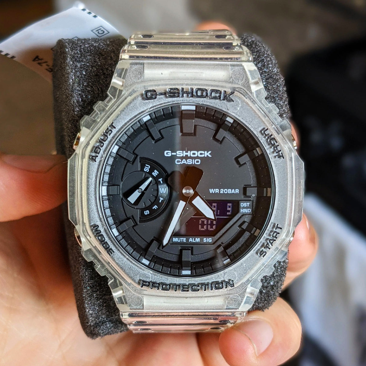 RELOJ G-SHOCK TRANSPARENTE GA-2100SKE-7A G-SK-91