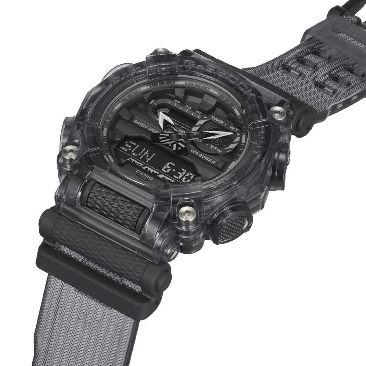 RELOJ G-SHOCK NEGRO TRANSLÚCIDO GA-900-SKE-8A G-SK-96