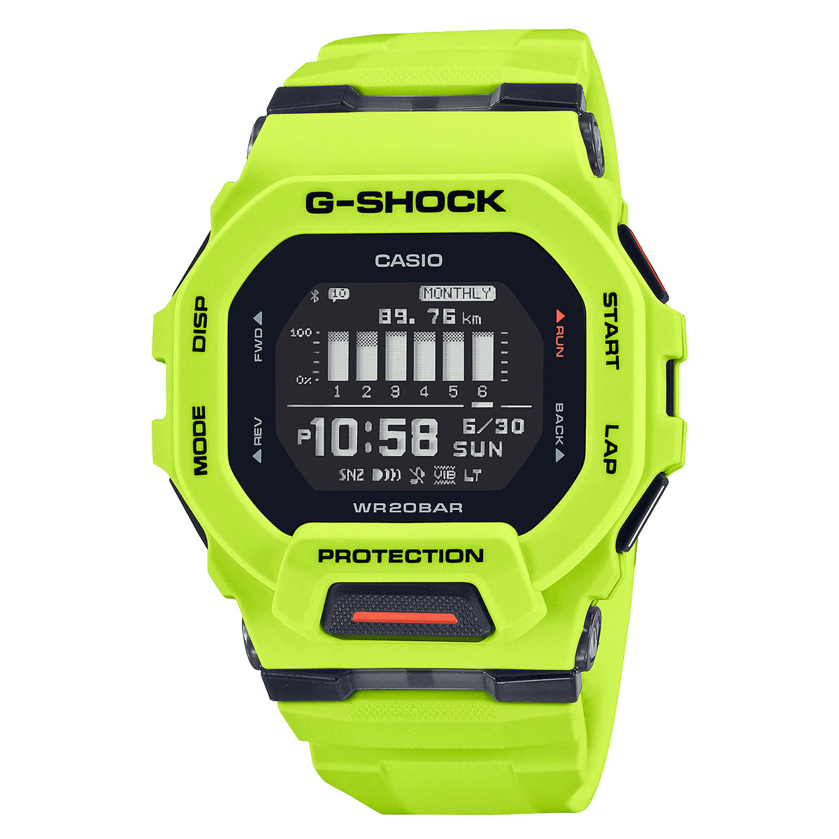 RELOJ G-SHOCK VERDE NEON CON NEGRO GBD-200-9DR G-SK-104