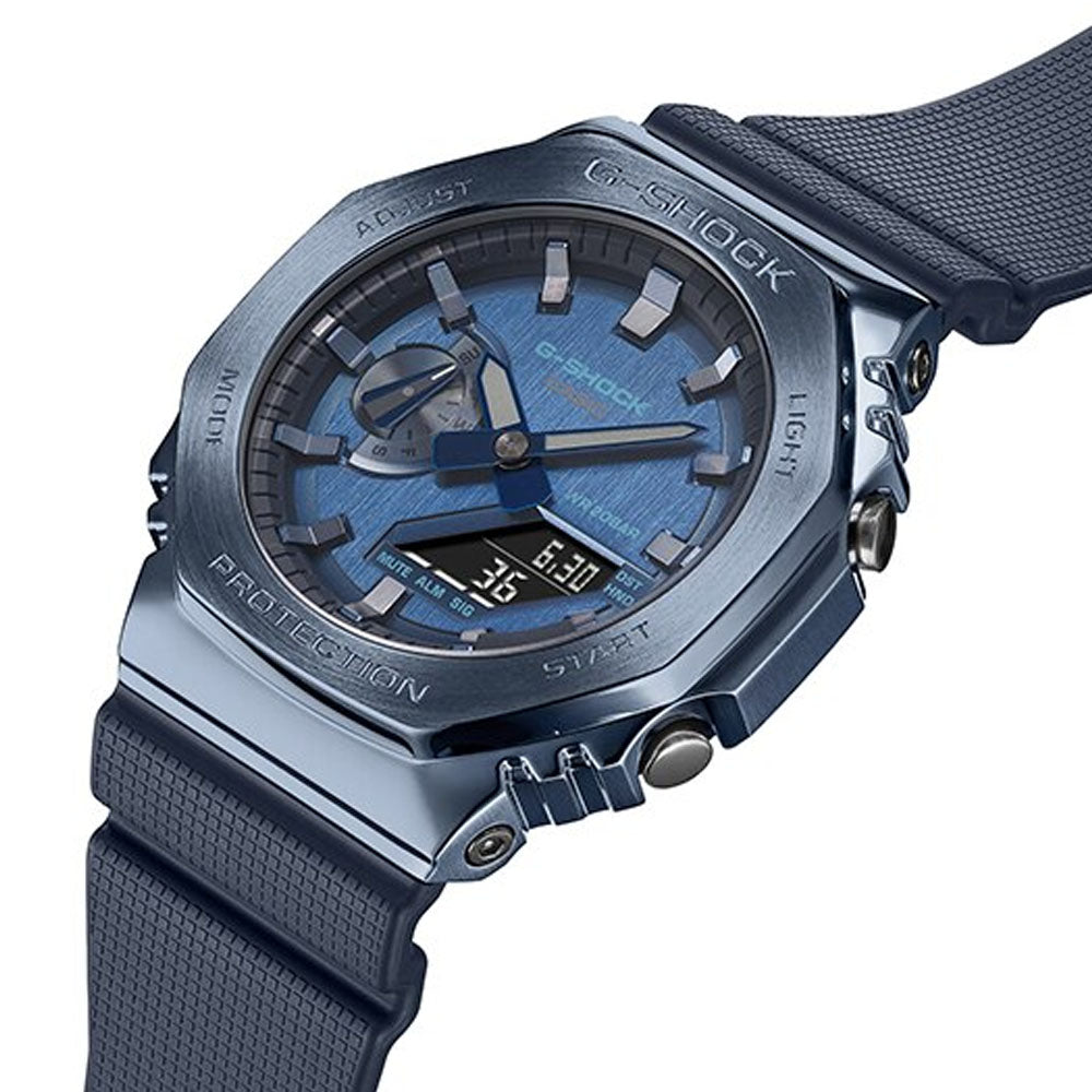 RELOJ G-SHOCK AZUL METÁLICO GM-2100N-2A G-SK-74