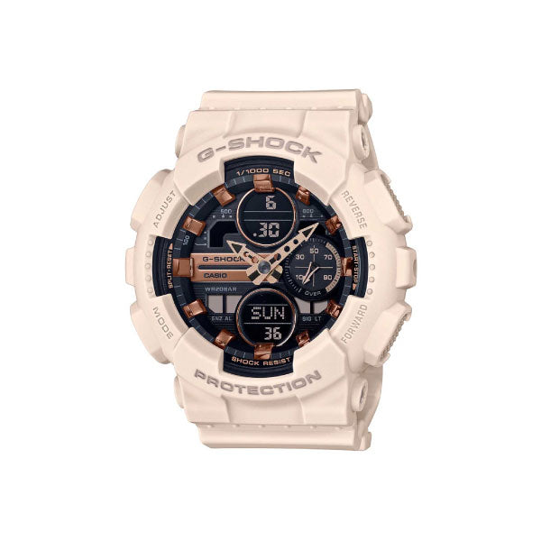 RELOJ BABY-G ROSADO CON NEGRO GMA-S140M-4A G-SK-M-5