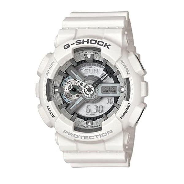 RELOJ G-SHOCK CLÁSICO BLANCO CON GRIS G-S-105