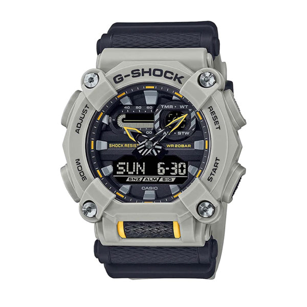 RELOJ G-SHOCK PREMIUN GRIS CON NEGRO G-S-158