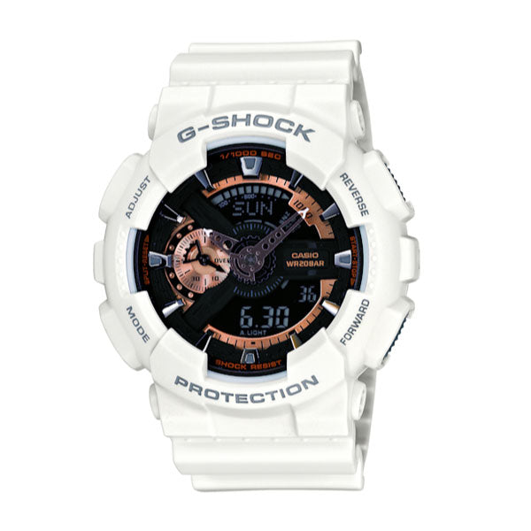 RELOJ G-SHOCK BLANCO ORO ROSA G-S-16