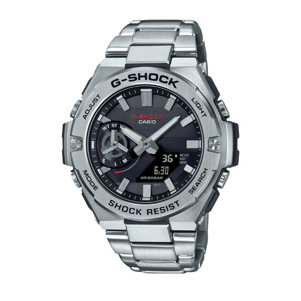 RELOJ G-SHOCK VORTEX DIGITAL ACERO PLATEADO G-S-166