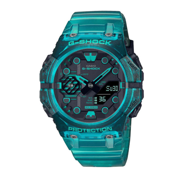 RELOJ G-SHOCK CELESTE CON NEGRO G-S-187