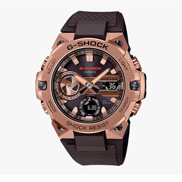 RELOJ G-SHOCK MARRÓN CON COBRE G-S-191