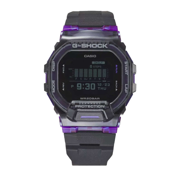 RELOJ G-SHOCK MORADO CON NEGRO G-S-196