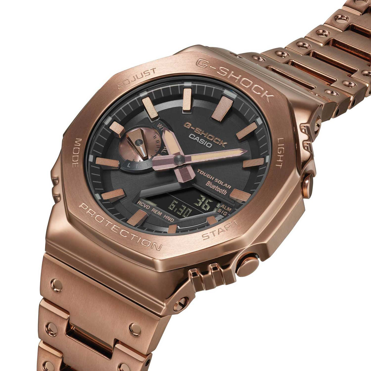 RELOJ G-SHOCK ORO ROSA G-S-222