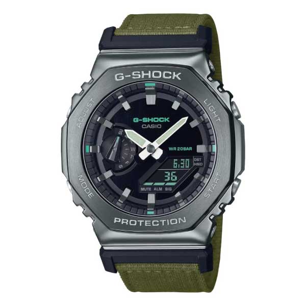 RELOJ G-SHOCK VERDE CON NEGRO G-S-233