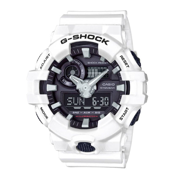 RELOJ G-SHOCK PREMIUN BLANCO NEGRO G-S-37