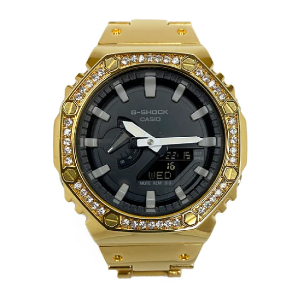 RELOJ G-SHOCK CARBÓN ORO DIAMANTE G-S-46