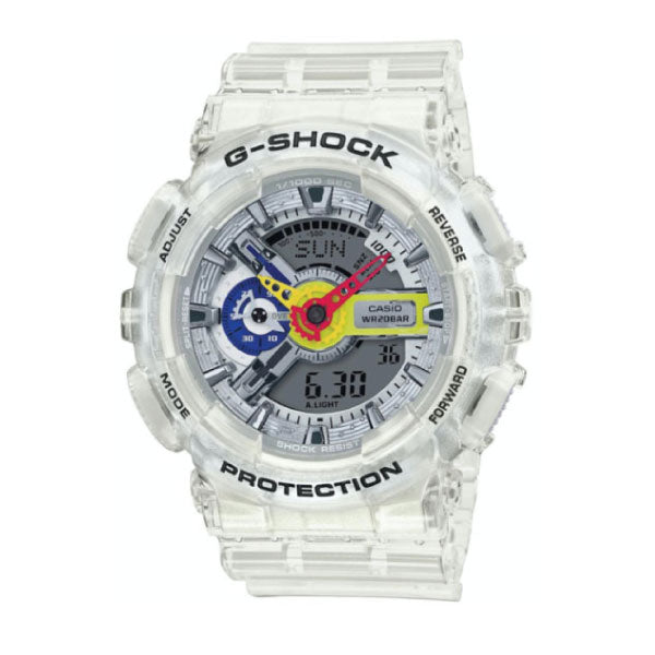 RELOJ G-SHOCK TRANSPARENTE YELLOW G-S-4