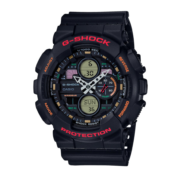 RELOJ G-SHOCK NEGRO MULTICOLOR G-S-54