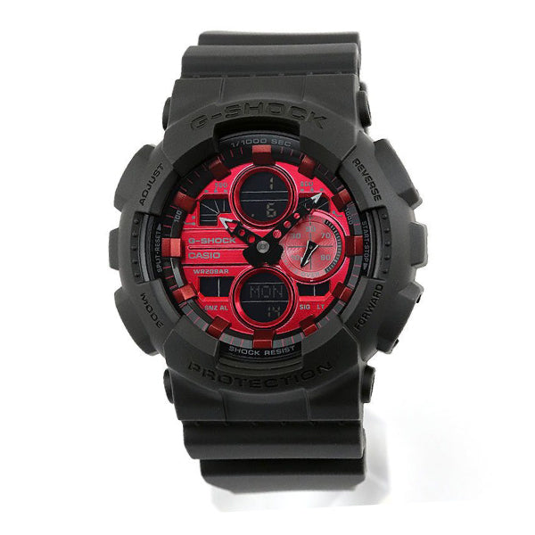 RELOJ G-SHOCK NEGRO ROJO G-S-57