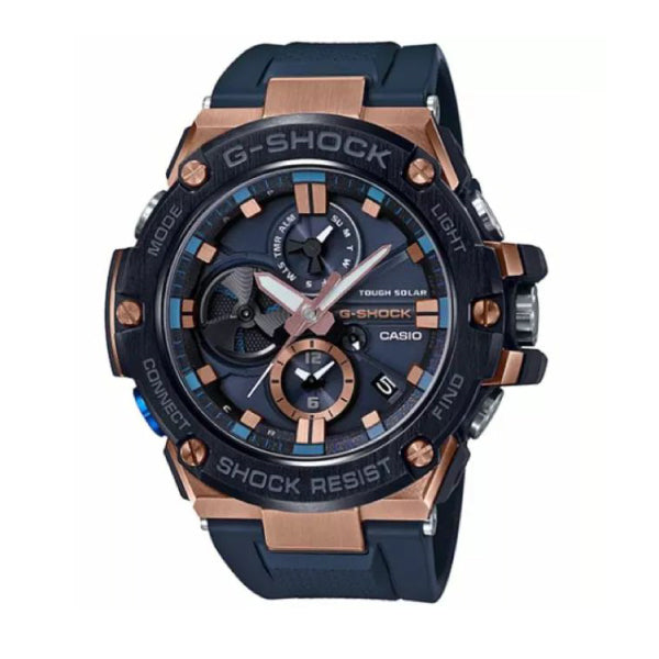 RELOJ G-SHOCK VORTEX AZUL ORO ROSA G-S-58