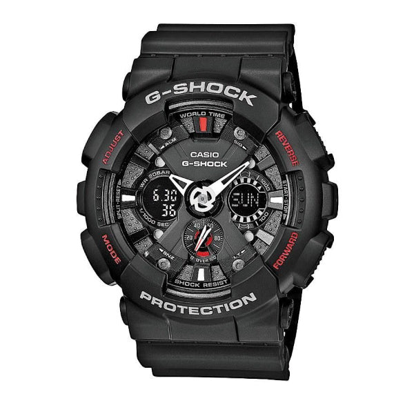 RELOJ G-SHOCK NEGRO MATE ROJO G-S-98