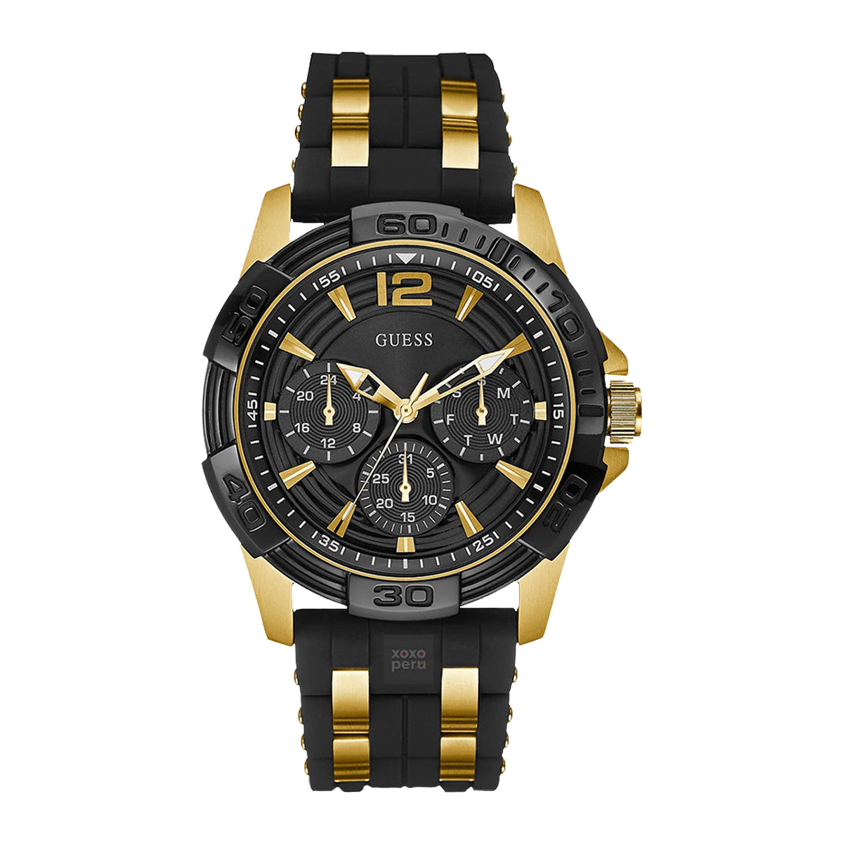 RELOJ GUESS NEGRO CON DORADO GW0234G3 GUE-19