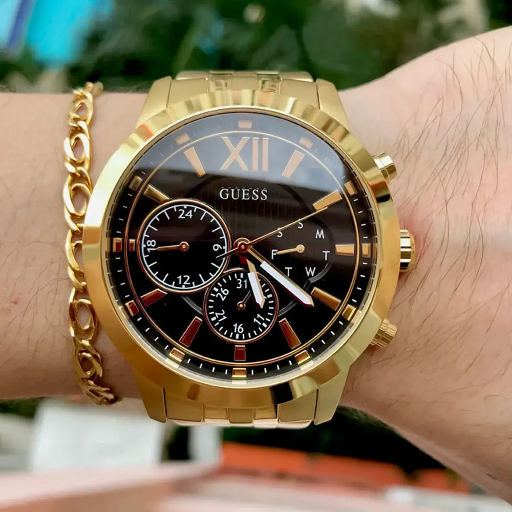 Reloj Guess GW0068G3 Hombre Acero Dorado | GUE-20