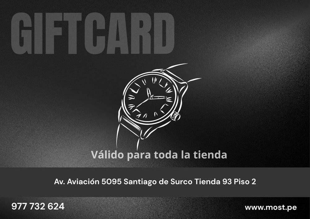 Gift Card Digital de S/500 (GFC-3) - Most Perú