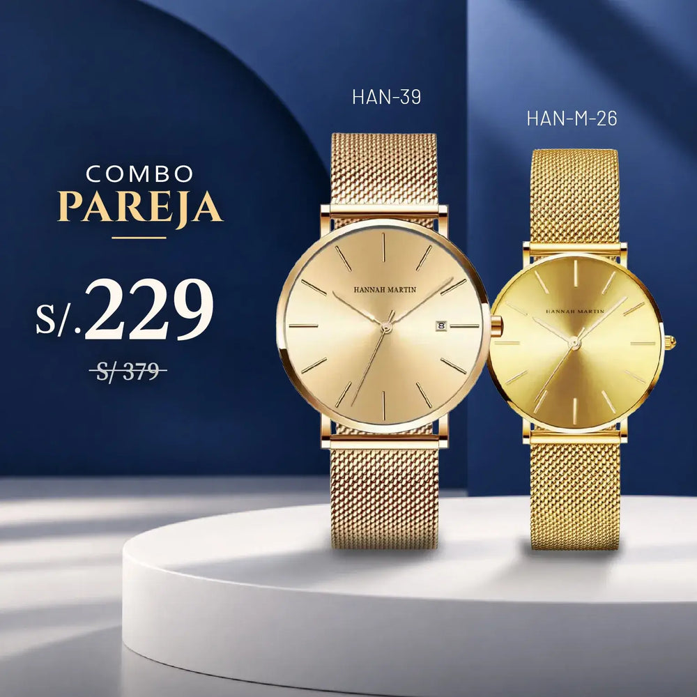 Relojes para Pareja: Hannah Martin HAN-39 y HAN-M-26