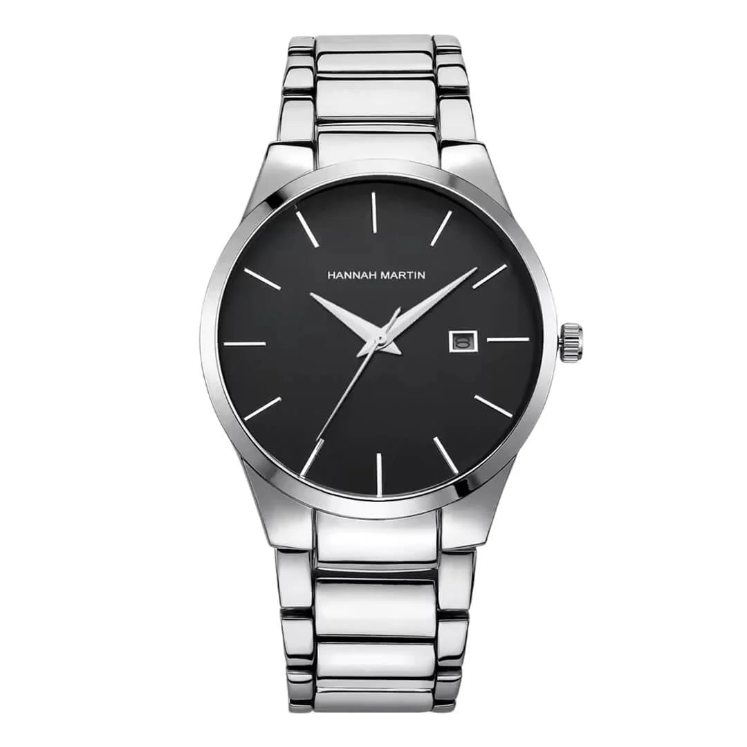 Reloj Hannah Martin Hombre Acero Plateado | HAN-44