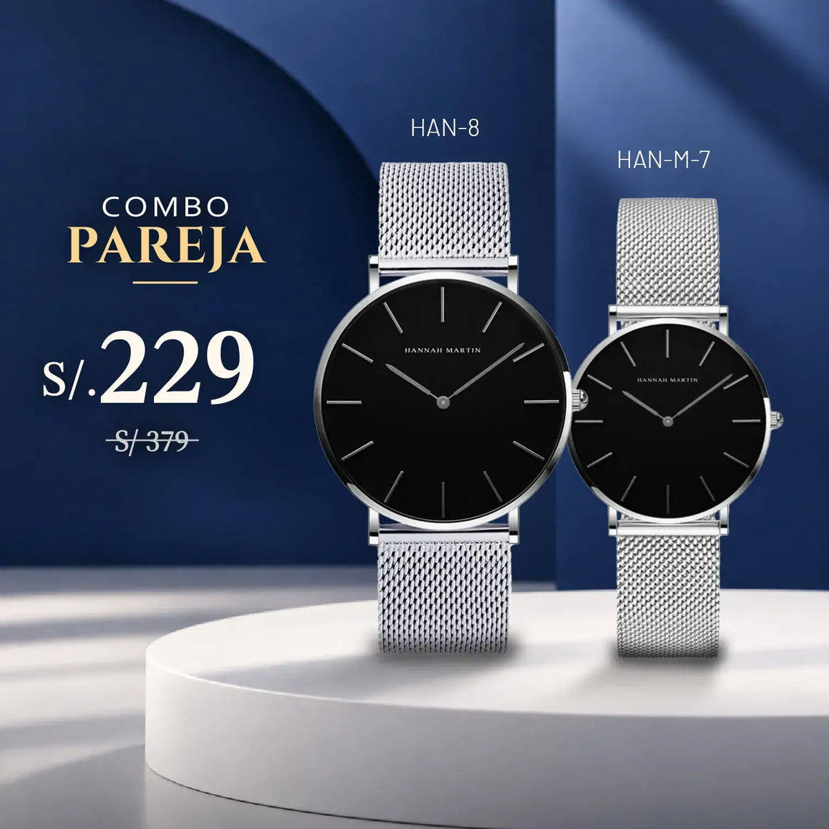 Relojes para Pareja: Hannah Martin HAN-8 y HAN-M-7