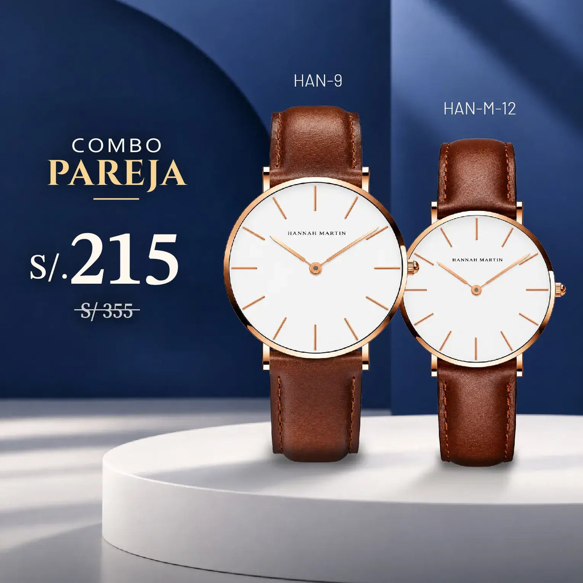 Relojes para Pareja: Hannah Martin HAN-9 y HAN-M-12