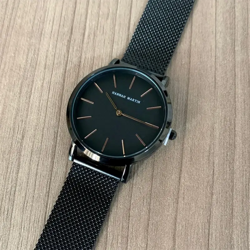 Reloj Hannah Martin HAN-M-17 Mujer Acero Negro