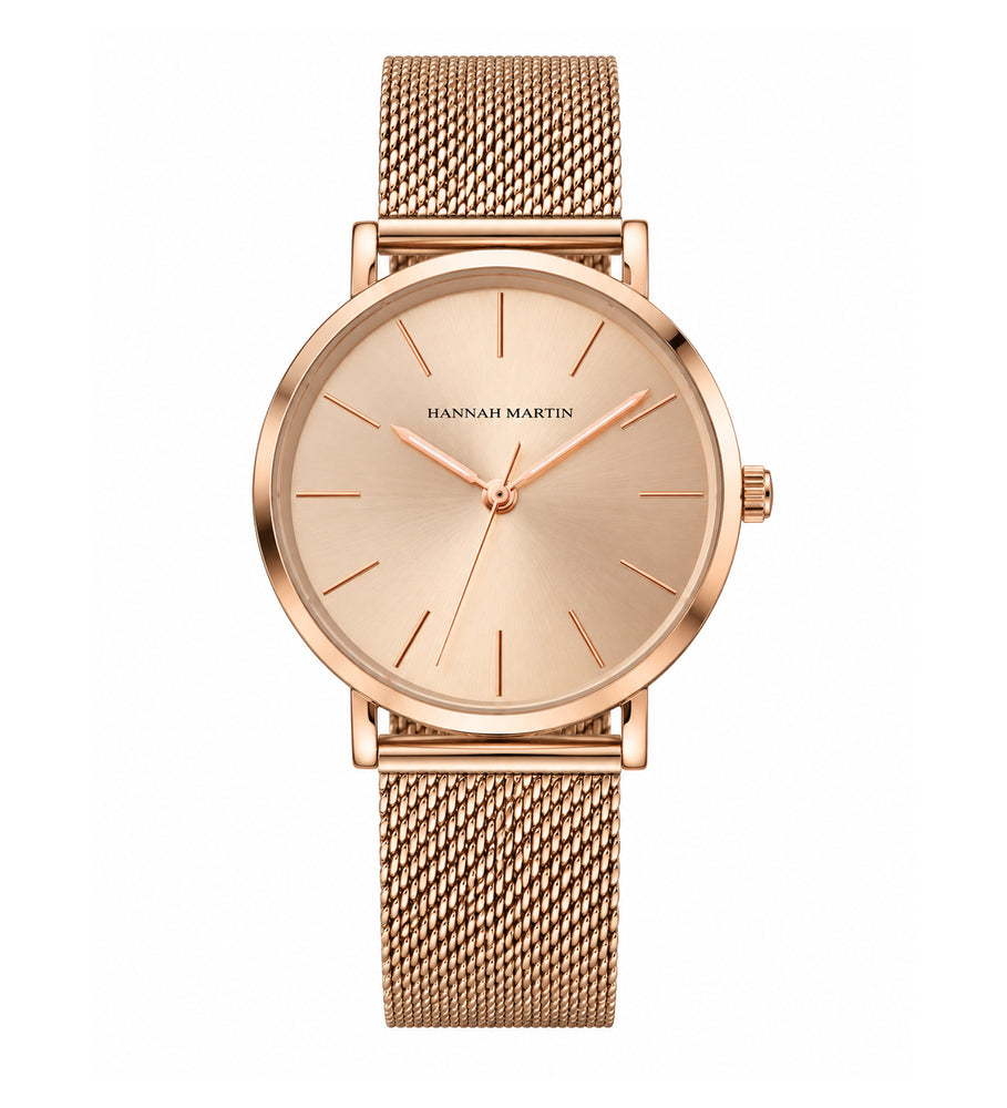 Reloj Hannah Martin HAN-M-25 Mujer Acero Oro Rosa