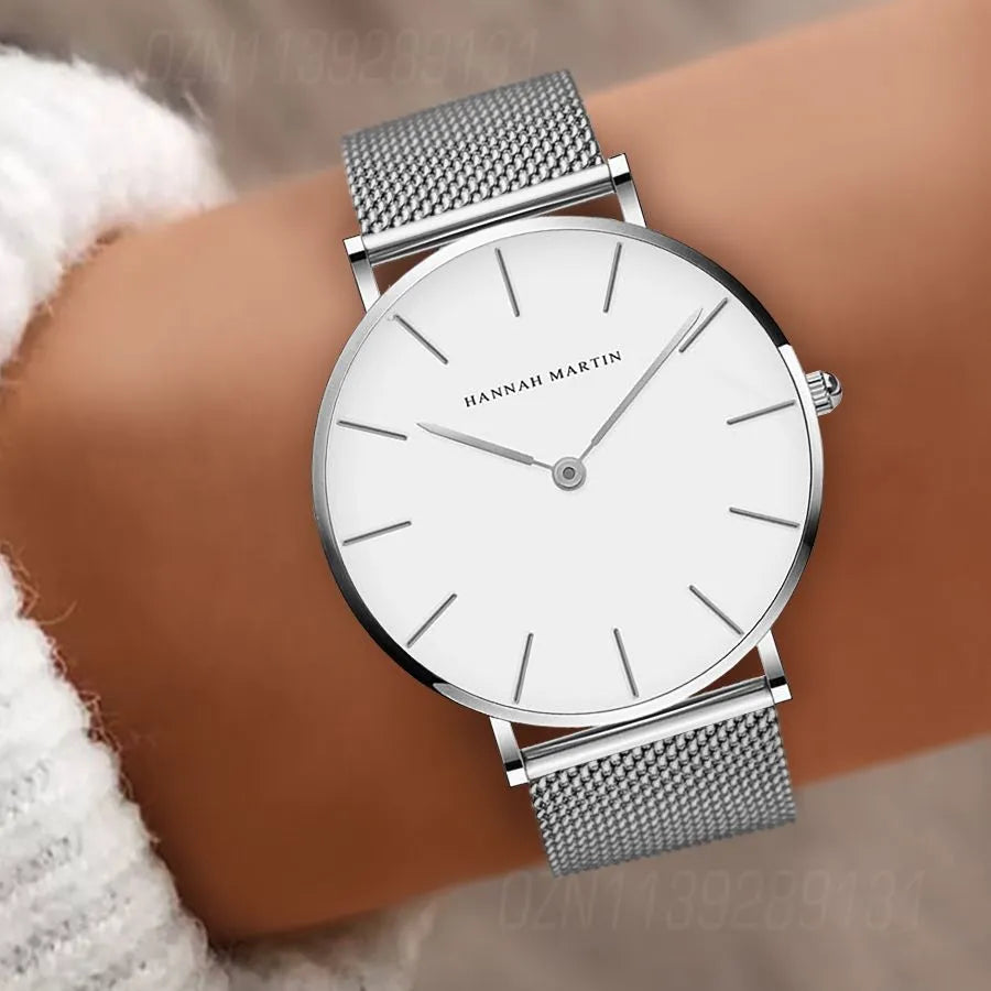 Reloj Hannah Martin Mujer Acero Plateado | HAN-M-5