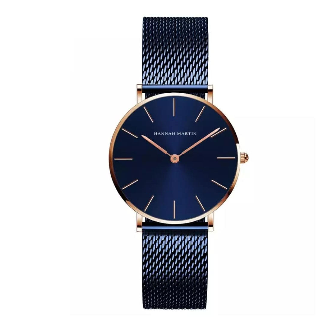 RELOJ HANNAH MARTIN MALLA AZUL HAN-M-4