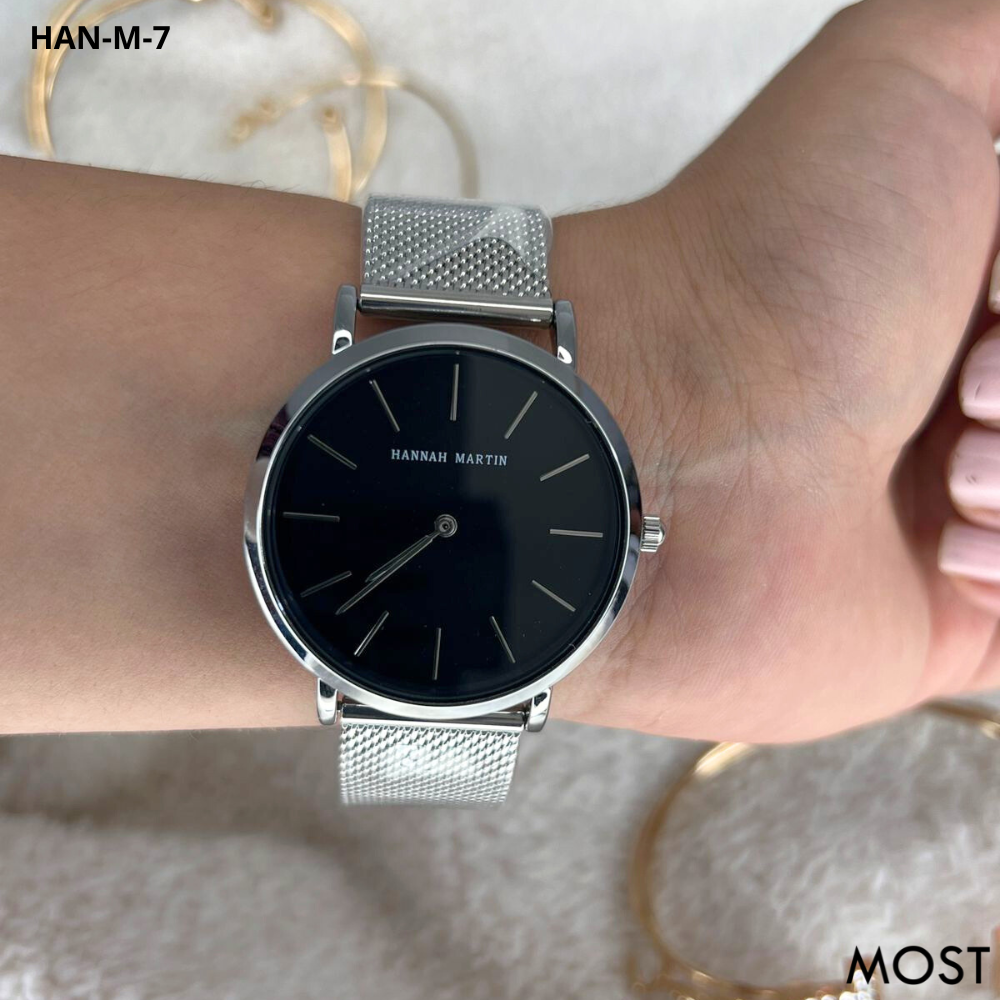 Reloj Hannah Martin HAN-M-7 Mujer Acero Plateado