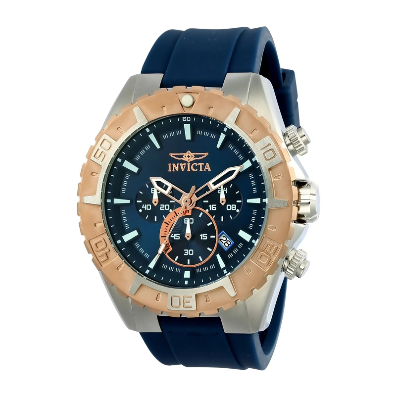 Reloj Invicta Aviator 22523 Hombre Silicona Azul | INV-1