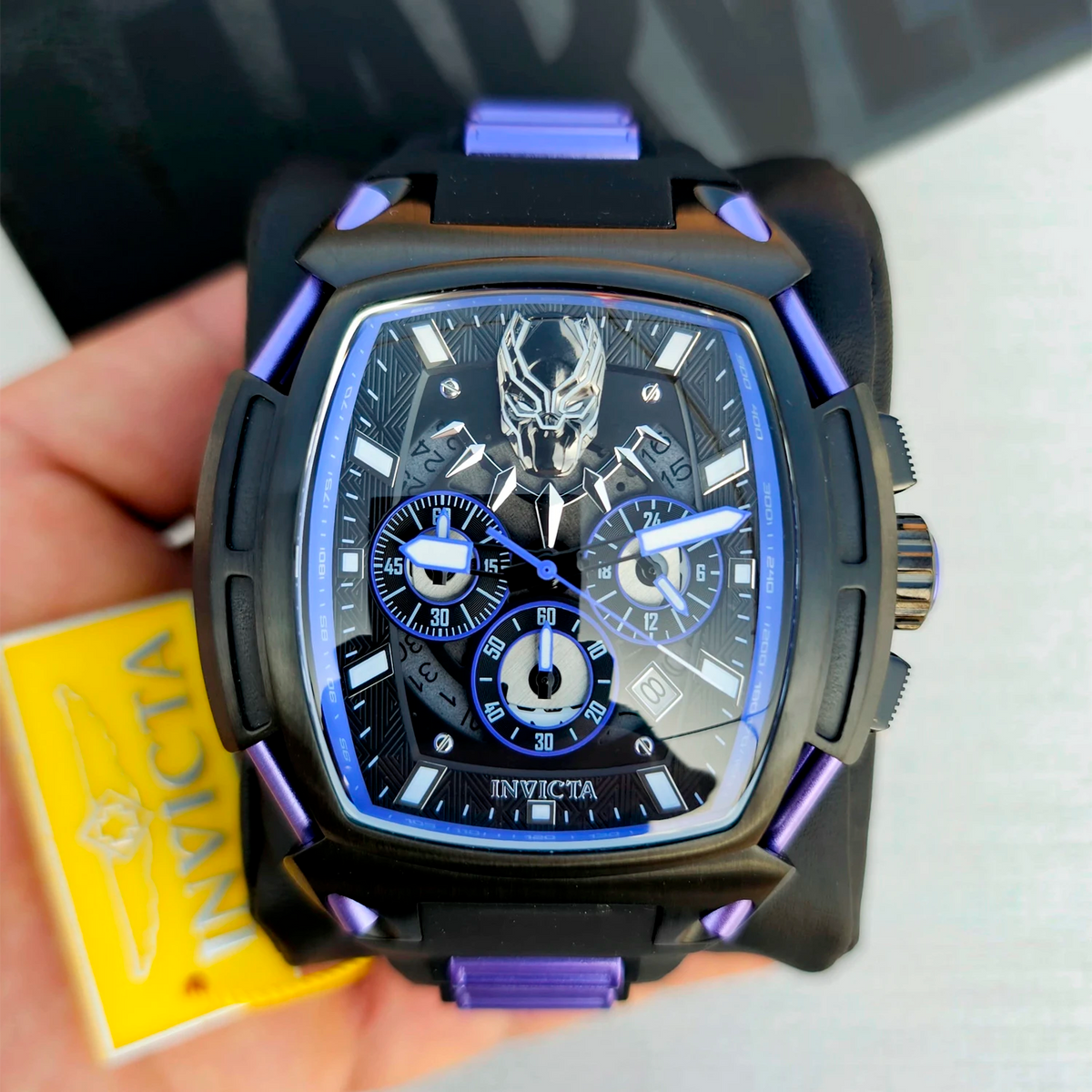 RELOJ INVICTA MARVEL PANTERA NEGRA 37612 INV-171